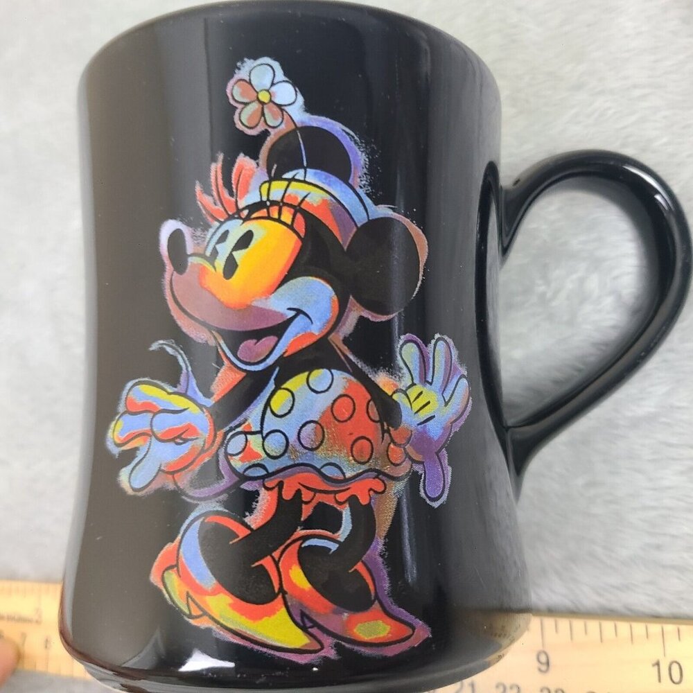 Disney Store Mini Mouse Black-Red- Multi-Color 16oz Coco Mug Coffee Cup